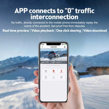 Load image into Gallery viewer, Car 1080P HD WiFi Driving Recorder, Supports Mobile APP Link &amp; Automatic Loop Recording, Car WiFi Driving Recorder