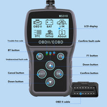 Load image into Gallery viewer, MS310 LCD Screen Car Battery Tester ODB2 Fault Detector, ODB2 Fault Detector