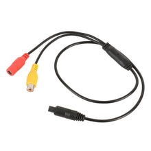 Load image into Gallery viewer, Car Rear View Camera 4 Pin Male to CVBS RCA Female Video Adapter Cable, 4 Pin to CVBS