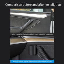 Load image into Gallery viewer, For Tesla Model Y / 3 2pcs / Set Car Door Main &amp; Passenger Driver Water Cup Storage Holder, 2pcs / Set