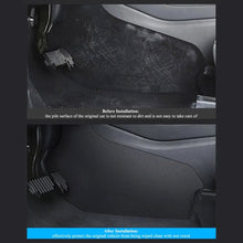 Load image into Gallery viewer, For Tesla Model Y 2pcs / Set Car Center Console Inside Leather Anti-kick Pad, Center Console Inside Anti-kick Pad