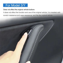 Load image into Gallery viewer, For Tesla Model 3 / Y 11pcs / Set Car Window Lift Button PU Adhesive Decorative Sticker, Window Lift Button Decorative Sticker