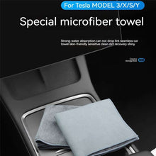 Load image into Gallery viewer, For Tesla General Car Microfiber Towel Cleaning Rag, Style: No LOGO, Size: 30 x 30cm, No LOGO