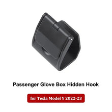 Load image into Gallery viewer, For Tesla Model Y 2022-2023 Car Co-pilot Glove Box Hidden Hook, Co-pilot Glove Box Hook