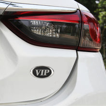 Load image into Gallery viewer, Car Oval Style VIP Metal Personalized Decorative Stickers, Size: 6.5 x 3.5 x 0.5cm, Oval Style VIP