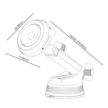 Load image into Gallery viewer, Yesido C284 2 in 1 Magnetic Car Vacuum Suction Cup Phone Holder, C284
