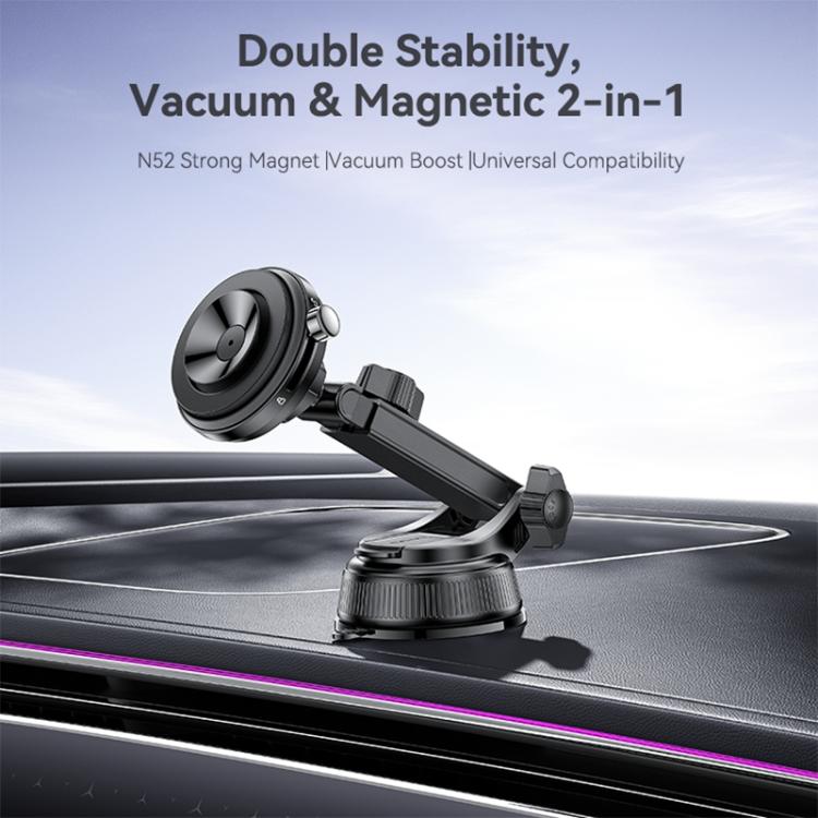 Yesido C284 2 in 1 Magnetic Car Vacuum Suction Cup Phone Holder, C284