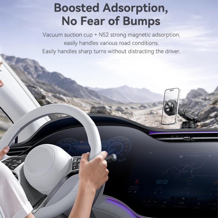 Yesido C284 2 in 1 Magnetic Car Vacuum Suction Cup Phone Holder, C284