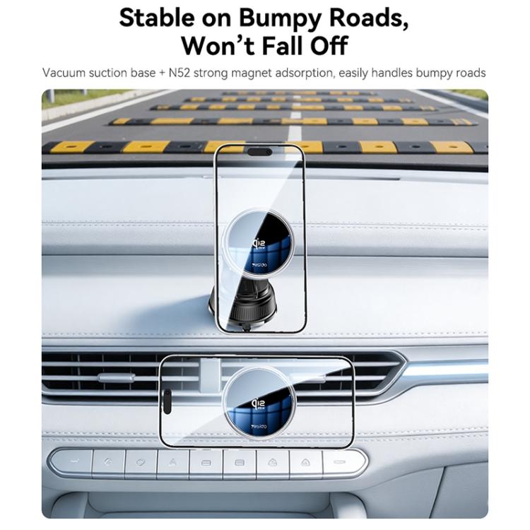 Yesido C326 15W Magnetic Car Wireless Charger Holder