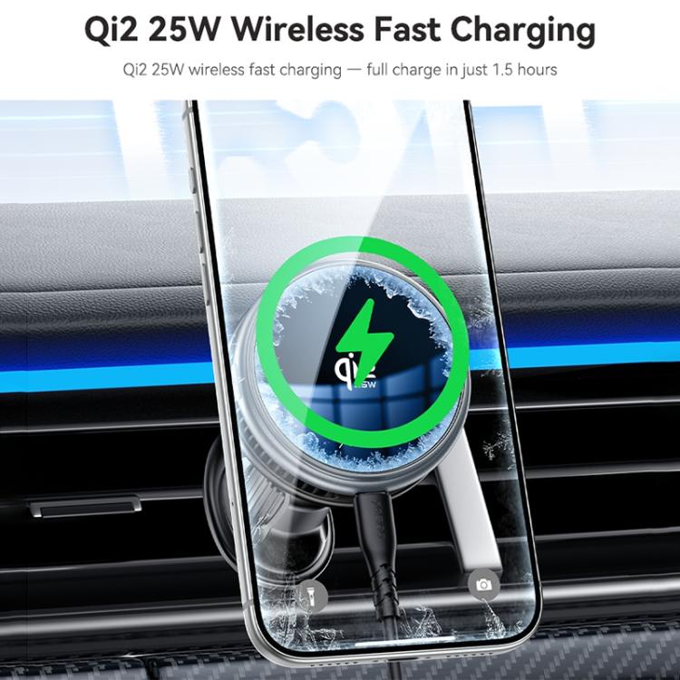 Yesido C326 15W Magnetic Car Wireless Charger Holder