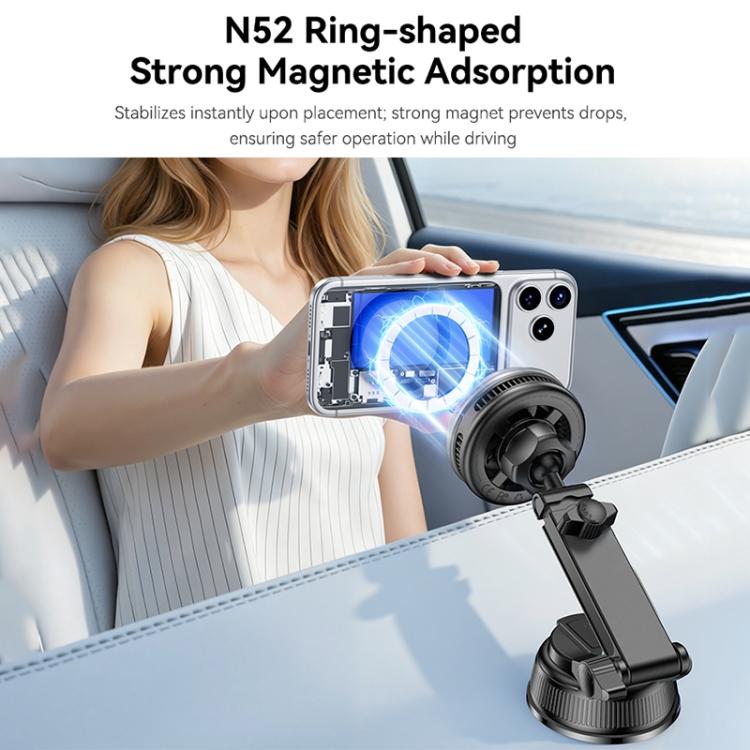 Yesido C326 15W Magnetic Car Wireless Charger Holder