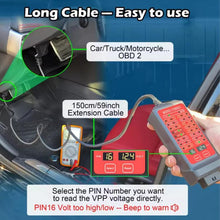 Load image into Gallery viewer, WOYO CTB007 CAN Tester Box 12V 24V OBD2 Breakout Box with 27 in / 59 in Cable Cable for All Car Automotive Diagnostic Tool, CTB007 with 59 in Cable