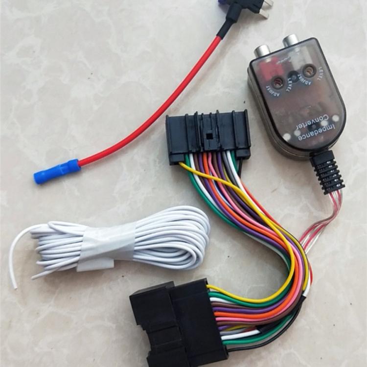 Subwoofer High to Low Line Output Converter Harness Cable for Ford Focus 2011–2018, For Ford Focus 2011–2018