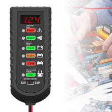 Load image into Gallery viewer, 12V / 24V Automotive Battery Voltage Tester