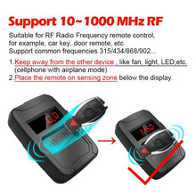 Load image into Gallery viewer, WOYO PL001 Car Remote Control Tester 10-1000MHZ RF IR Infrared Wireless Digital Frequency Tester for Truck Door Key Remote Clone, PL001