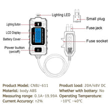 Load image into Gallery viewer, CNBJ-611 Automotive LED Blade Fuse Current Tester