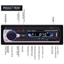Load image into Gallery viewer, JSD-520 Car Stereo Radio MP3 Audio Player Support Bluetooth Hand-free Calling / FM / USB / SD, EU Plug Version, JSD-520, EU Plug Version