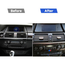 Load image into Gallery viewer, Car Navigation Frame Decorative Sticker for BMW X5 E70 2008-2013 / X6 E71 2009-2014, Left and Right Drive Universal, Navigation Frame