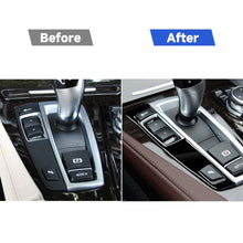 Load image into Gallery viewer, Car Left Drive Gear Panel Single Key Decorative Sticker for BMW Series 5 F10 2011-2017, For Series 5 F10 Single Key, Left Drive