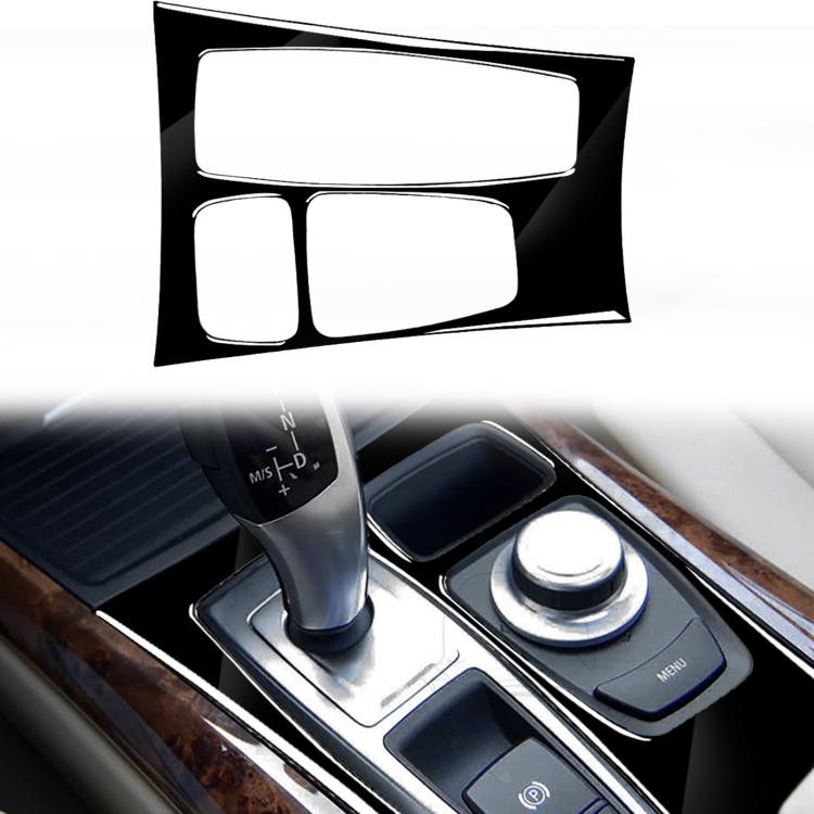 Car Right Drive Gear Panel Decorative Sticker for BMW X5 E70 2008-2013 / X6 E71 2009-2014, For X5 E70 / X6 E71 Low Ver, Right Drive