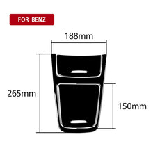 Load image into Gallery viewer, Car Central Control Panel Decorative Sticker For Mercedes-Benz A-class 2013-2018 / CLA 2013-2017 / GLA 2015-2018, Left and Right Drive Universal, For A-class 2013-2018, Central Control Panel Set