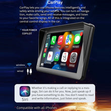 Load image into Gallery viewer, B5300 7 inch Wireless CarPlay Car Bluetooth MP5 Player, Support Mobile Phone Interconnection with Remote Control, B5300 with Remote Control