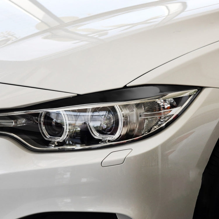 Pair Car Lamp Eyebrow Soft Decorative Sticker for BMW 4 Series F32/F33/F36 2012-2017, M3 F80 & M4 F82/F83 2014-2016, For BMW 4 Series F32/F33/F36 2012-2017, M3 F80 & M4 F82/F83 2014-2016
