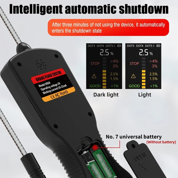V066 Car Brake Fluid Detection Pen Moisture Tester, V066