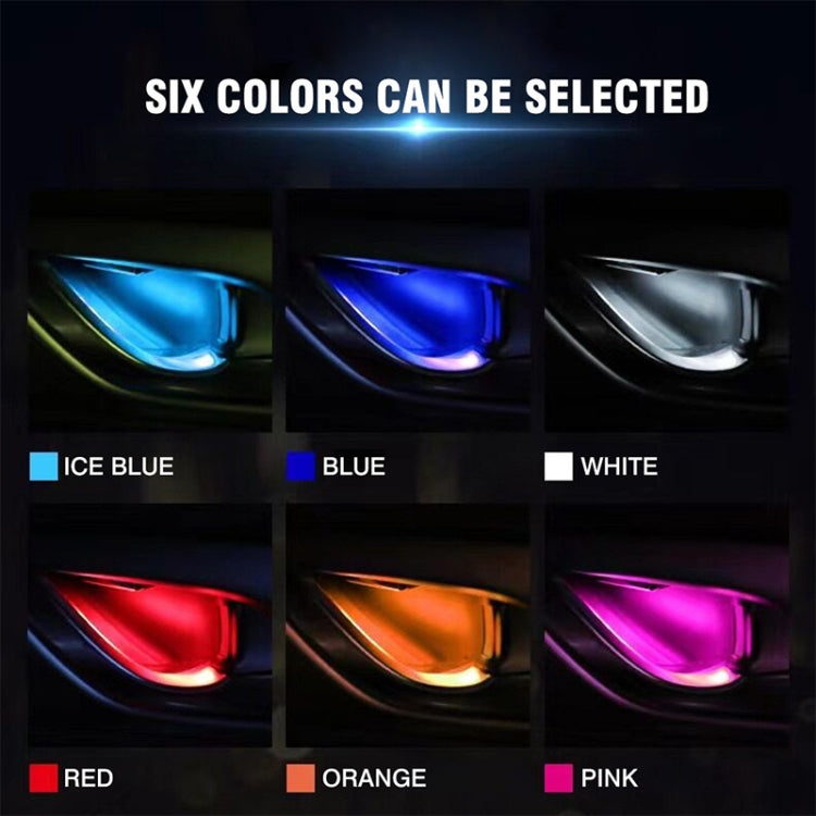 Car 4 in 1 LED Ambient Light Door Decorative Light