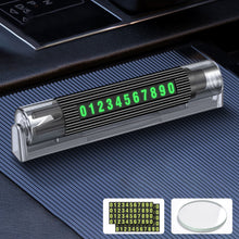 Load image into Gallery viewer, Car Multi-functional Emergency Safety Hammer Temporary Parking Dual Number Plate