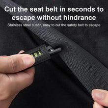 Load image into Gallery viewer, Car Multi-functional Emergency Safety Hammer Temporary Parking Dual Number Plate