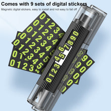 Load image into Gallery viewer, Car Multi-functional Emergency Safety Hammer Temporary Parking Dual Number Plate