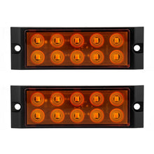 Load image into Gallery viewer, 2pcs Car / Truck 10LEDs Side Marker Indicator Lights Bulb Lamp, MK-017 (Red), MK-017 (White), MK-017(Orange)