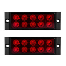 Load image into Gallery viewer, 2pcs Car / Truck 10LEDs Side Marker Indicator Lights Bulb Lamp, MK-017 (Red), MK-017 (White), MK-017(Orange)