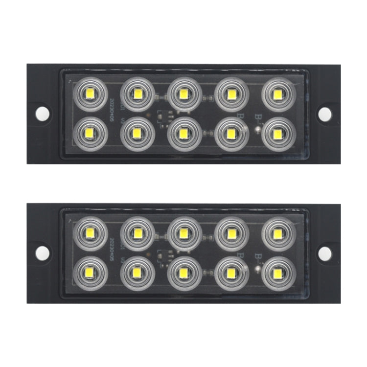 2pcs Car / Truck 10LEDs Side Marker Indicator Lights Bulb Lamp, MK-017 (Red), MK-017 (White), MK-017(Orange)