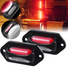 Load image into Gallery viewer, 2pcs Car / Truck 12-24V 8LEDs Dual Color Side Marker Indicator Lights Bulb Lamp, MK-113