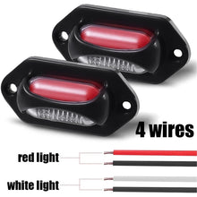 Load image into Gallery viewer, 2pcs Car / Truck 12-24V 8LEDs Dual Color Side Marker Indicator Lights Bulb Lamp, MK-113