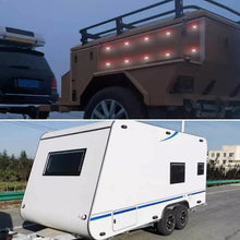 Load image into Gallery viewer, 2pcs Car / Truck 12-24V 8LEDs Dual Color Side Marker Indicator Lights Bulb Lamp, MK-113