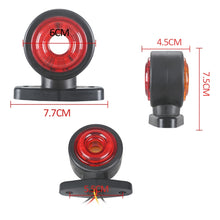 Load image into Gallery viewer, 2pcs Car / Truck 12-30V 20LEDs Red Yellow Side Marker Indicator Lights Bulb Lamp, MK-180