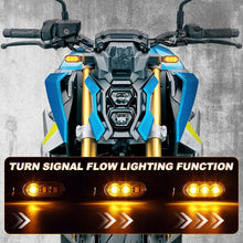 Load image into Gallery viewer, 2pcs 12V 3LEDs Motorcycle Mini Water Turn Signal Light, 3LEDs (Black), 3LEDs (Transparent), 3LEDs (Yellow)