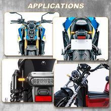Load image into Gallery viewer, 2pcs 12V 3LEDs Motorcycle Mini Water Turn Signal Light, 3LEDs (Black), 3LEDs (Transparent), 3LEDs (Yellow)