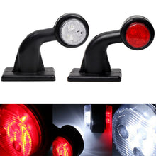 Load image into Gallery viewer, 2pcs Car / Truck 12-30V LED Red White Side Marker Indicator Lights Bulb Lamp, X4-MK-135