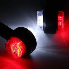 Load image into Gallery viewer, 2pcs Car / Truck 12-30V LED Red White Side Marker Indicator Lights Bulb Lamp, X4-MK-135