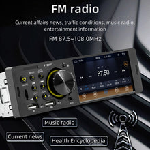 Load image into Gallery viewer, 4 inch 800x480P Car Radio Receiver MP5 Player, Support FM &amp; Bluetooth &amp; SD Card with Remote Control, F7805C