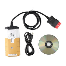 Load image into Gallery viewer, Car Bluetooth Diagnostic Cables Aluminum Alloy OBD2 Diagnostic Tool Delphi DS150E, Aluminum Alloy (Gold), Aluminum Alloy (Red)