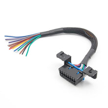Load image into Gallery viewer, 18AWG OBD 16 Pin OBD Cable Opening Line OBD 2 Extension Cable, Cable Length: 30cm, 30cm 18AWG