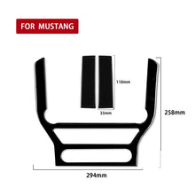 Load image into Gallery viewer, For Ford Mustang 2015-2020 Car Central Control Panel Decorative Sticker, Left and Right Drive Universal, Central Control Panel