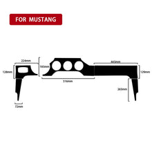 Load image into Gallery viewer, For Ford Mustang 2015-2020 Car Dashboard Panel Set Decorative Sticker, Left Drive, Dashboard Panel Set, Left Drive