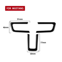 Load image into Gallery viewer, For Ford Mustang 2015-2020 Car Steering Wheel Button Frame Decorative Sticker, Left and Right Drive Universal, Steering Wheel Button Frame