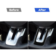 Load image into Gallery viewer, For Ford Mustang 2015-2020 Car Steering Wheel Button Frame Decorative Sticker, Left and Right Drive Universal, Steering Wheel Button Frame